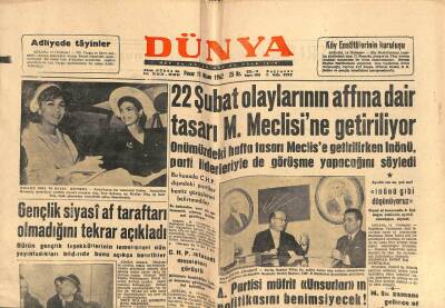 Dünya Gazetesi 15 Nisan 1962 - Brynner Atatürkün Odasını Ziyaret Etti GZ81072 - 1