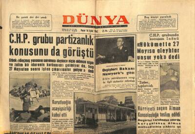 Dünya Gazetesi 16 Eylül 1962 - Karadenizde Bir Yunan Şilebi Battı GZ82201 - 1