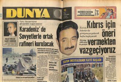 Dünya Gazetesi 16 Mart 1978 - Bülent Ecevit, Kıbrıs İçin Öneri Vermekten Vazgeçiyoruz GZ68086 - 2