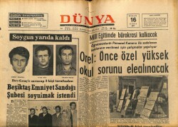 Dünya Gazetesi 16 Nisan 1971 - Milli Eğitimde Bürokrasi Kalkacak GZ68311 - 1