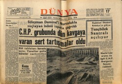 Dünya Gazetesi 17 Haziran 1966 - Yunan Komünistleri Kıbrısı Küba Haline Getirmek İstiyor GZ59960 - 1