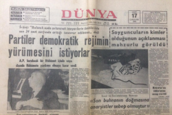 Dünya Gazetesi 17 Mart 1971 - Dev-Genç Ve Taraftarları Erken Seçim İstemiyor - GZ12904 - 2