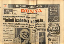 Dünya Gazetesi 17 Mayıs 1963 - Uzaydaki Cooper Arızaya Rağmen Başarılı İniş Yaptı GZ59970 - 1