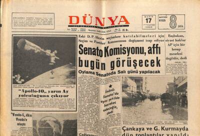 Dünya Gazetesi 17 Mayıs 1969 - Ajda Pekkan Avrupa Gezisine Çıkacak GZ80569 - 1