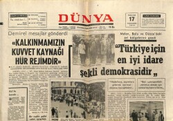 Dünya Gazetesi 17 Temmuz 1972 - Vandaki Depremde 450 Bina Hasar Gördü GZ68068 - 2
