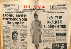 Dünya Gazetesi 18 Ekim 1971 - Ayten Gökçer Yılın Oyuncusu Seçildi GZ61011 - 2