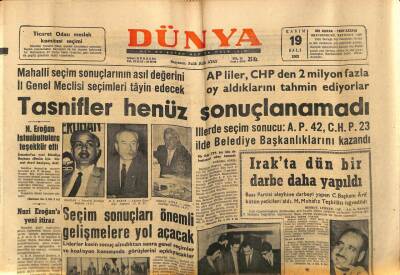 Dünya Gazetesi 19 Kasım 1963 - G. Bilge Adliyeye Bugün Verilecek GZ80627 - 1