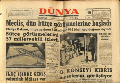 Dünya Gazetesi 19 Şubat 1964 - İlaç İşinde Geniş Yolsuzluk İddiası Var GZ68194 - 1