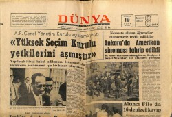 Dünya Gazetesi 19 Temmuz 1968 - Zeki Müren Sizler İçin Okudu GZ68322 - 2