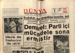 Dünya Gazetesi 2 Eylül 1969 - Libyada Dün Cumhuriyet İlan Edildi GZ61051 - 1