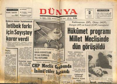 Dünya Gazetesi 2 Haziran 1972 - Ziya Taşkent İstanbulDa GZ82193 - 1