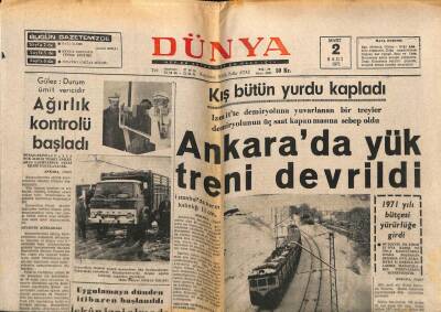 Dünya Gazetesi 2 Mart 1971 - Meksika Basını Brigitte Bardot`u Çileden Çıkardı GZ79760 - 1