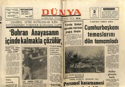 Dünya Gazetesi 2 Mart 1973 - Demirel Buhran Anayasanın İçinde Kalmakla Çözülür GZ68073 - 2