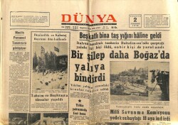 Dünya Gazetesi 2 Temmuz 1970 - Bir Şilep Daha Boğazda Yalıya Bindirdi GZ68127 - 2