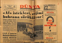 Dünya Gazetesi 20 Mayıs 1962 - Af İstekleri Rejimi Buhrana Sürüklüyor GZ61112 - 1