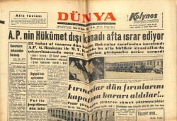 Dünya Gazetesi 20 Nisan 1962 - Fırıncılar Dün Fırınlarını Kapatma Kararı Aldılar GZ61147 - 2