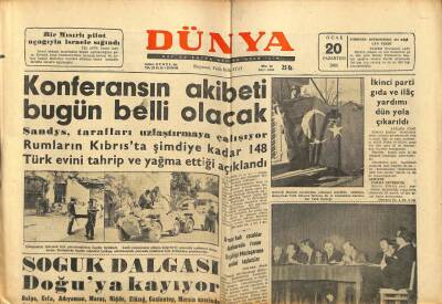 Dünya Gazetesi 20 Ocak 1964 - Konferansın Akıbeti Belli Olacak GZ68206 - 1
