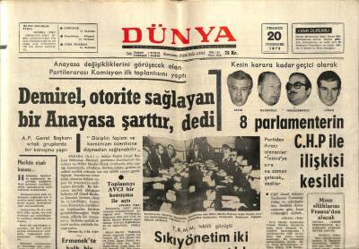 Dünya Gazetesi 20 Temmuz 1972 - Basketçi Kocasından Selda Akkora İzin Çıktı, Türkan Şoraya Nazar Değdi GZ66995 - 1