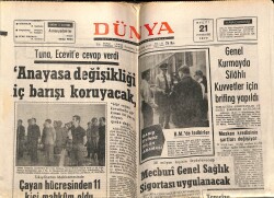 Dünya Gazetesi 21 Eylül 1972 - Filiz Akın'ın Filmi Ertelendi - Hülya Koçyiğit Gökçe Çiçek'te - Türkan Şoray Avrupa'da Tedavi Edilmeye Başlandı GZ143352 - 1