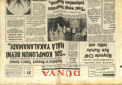 Dünya Gazetesi 21 Mart 1972 - Bayındır CHP İlçe Kurulu İstifa Etti GZ68038 - 1