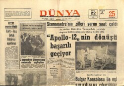 Dünya Gazetesi 22 Kasım 1969 - Lale Belkıs Şarkıcı Olarak Avrupaya Gidiyor GZ103514 - 2
