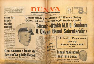 Dünya Gazetesi - 22 Şubat 1967 - Marlon Brando İstanbuldan Kaçtı GZ111054 - 1