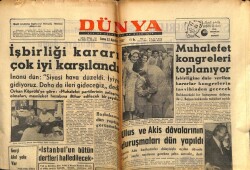 Dünya Gazetesi 23 Ağustos 1957 - Araplar Suriyeyi Tecrit Ediyorlar GZ59920 - 2