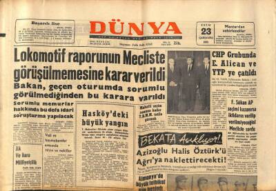 Dünya Gazetesi 23 Ekim 1963 - Kambiyo Yolsuzluğu İle İlgili Dava GZ80662 - 1