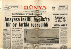 Dünya Gazetesi 23 Mart 1973 - Boğazın İki Yakası Pazartesi Birleşiyor GZ68004 - 1