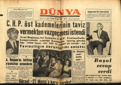Dünya Gazetesi 24 Eylül 1962 - Salim Başol Cevap Verdi GZ68015 - 1