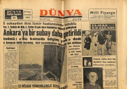 Dünya Gazetesi 24 Nisan 1963 - Ankaraya Bir Subay Daha Getirildi GZ68255 - 2