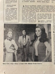 Dünya Gazetesi 25 Ocak 1973 - Fatma Girik, Hülya Tuğlu Emekçi Kadın Filminde - Foreman Önünde Perişan Olan Fraizer Boksu Bırakmayacağını Açıkladı GZ142789 - 2
