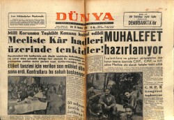 Dünya Gazetesi 26 Haziran 1956 - Lefkoşadaki İngiliz Baş Yargıcı Vuruldu GZ59908 - 2