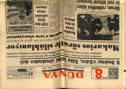 Dünya Gazetesi 27 Mart 1965 - Makarios Süratle Silahlanıyor GZ61073 - 2