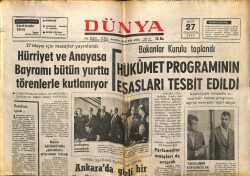 Dünya Gazetesi 27 Mayıs 1972 - TRTnin 4 Yıllık Hesabına El Konuldu GZ61148 - 2