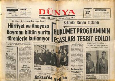 Dünya Gazetesi 27 Mayıs 1972 - TRTnin 4 Yıllık Hesabına El Konuldu GZ61148 - 1