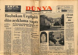 Dünya Gazetesi 27 Nisan 1965 - Patrikhane Denetleniyor GZ61079 - 2