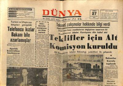 Dünya Gazetesi 27 Şubat 1971 - Beyaz Kelebekler Şifayı Kapınca Annelerini Çağırdılar GZ79750 - 1