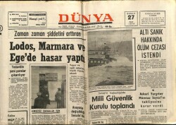 Dünya Gazetesi 27 Şubat 1973 - Anayasa Değişikliği Senatoda GZ68074 - 2