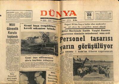 Dünya Gazetesi 28 Haziran 1970 - Camide Yanındaki Şahsı Şeytan Diyerek Öldürdü GZ68259 - 2