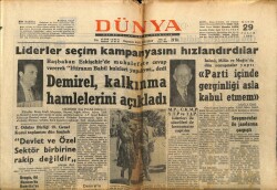 Dünya Gazetesi 29 Mayıs 1966 - Fenerbahçe Marşı Yarışması GZ68034 - 1