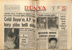 Dünya Gazetesi 3 Ağustos 1969 - İtalyada Hükümeti Kurma Görevi Fanfaniye Verildi GZ61053 - 2