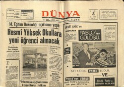 Dünya Gazetesi 3 Eylül 1972 - CHPden Ayrılanlar Yeni Partiyi Yarın Resmen Kuracaklar GZ61140 - 1