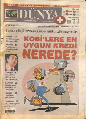Dünya Gazetesi 3 Şubat 2007 - KOBİlere En Uygun Kredi Nerede ? GZ116553 - 1