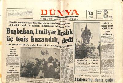Dünya Gazetesi - 30 Mayıs 1969 - Akdenizde Deniz Çağrı Üssü Kurulması İstendi GZ111033 - 1