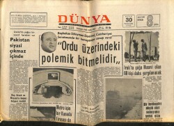 Dünya Gazetesi 30 Ocak 1969 - Süleyman Demirel,Ordu Üzerindeki Polemik Bitmelidir GZ61156 - 1