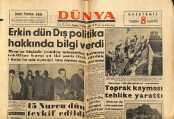 Dünya Gazetesi 31 Aralık 1962 - Mısırın Bizimle Tekrar Münasebet Kurması İçin İki Şart İleri Sürdük GZ68270 - 1