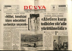 Dünya Gazetesi 31 Temmuz 1972 - Sinan İpeki Kaçıranlar Yakalandı GZ68123 - 1