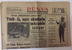 Dünya Gazetesi 4 Mart 1967- Türkiye , Tarihin Köprüsü Filimi Oscara Aday GZ13007 - 1