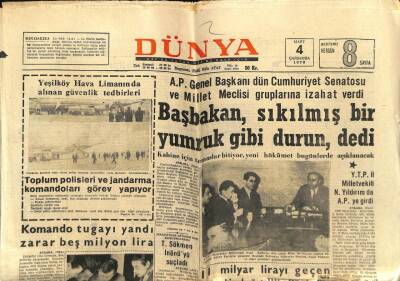 Dünya Gazetesi 4 Mart 1970 - Suna Kan,Idil Biret Bu Ayın Solistleri GZ68042 - 1